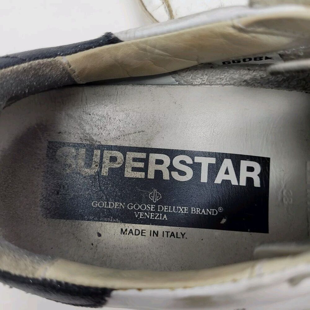 Golden Goose Shoes Womens EU38 US8 Deluxe Brand Super Star Low Top Sneakers - Picture 11 of 13